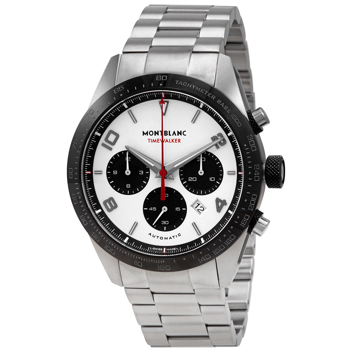 Montblanc TimeWalker Chronograph Automatic Cream Dial Men's Watch