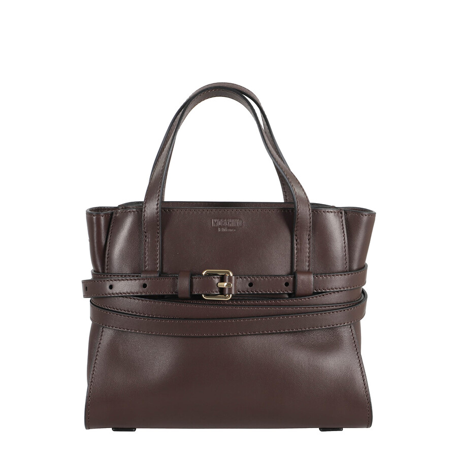 Moschino Borsa Nappa In Brown
