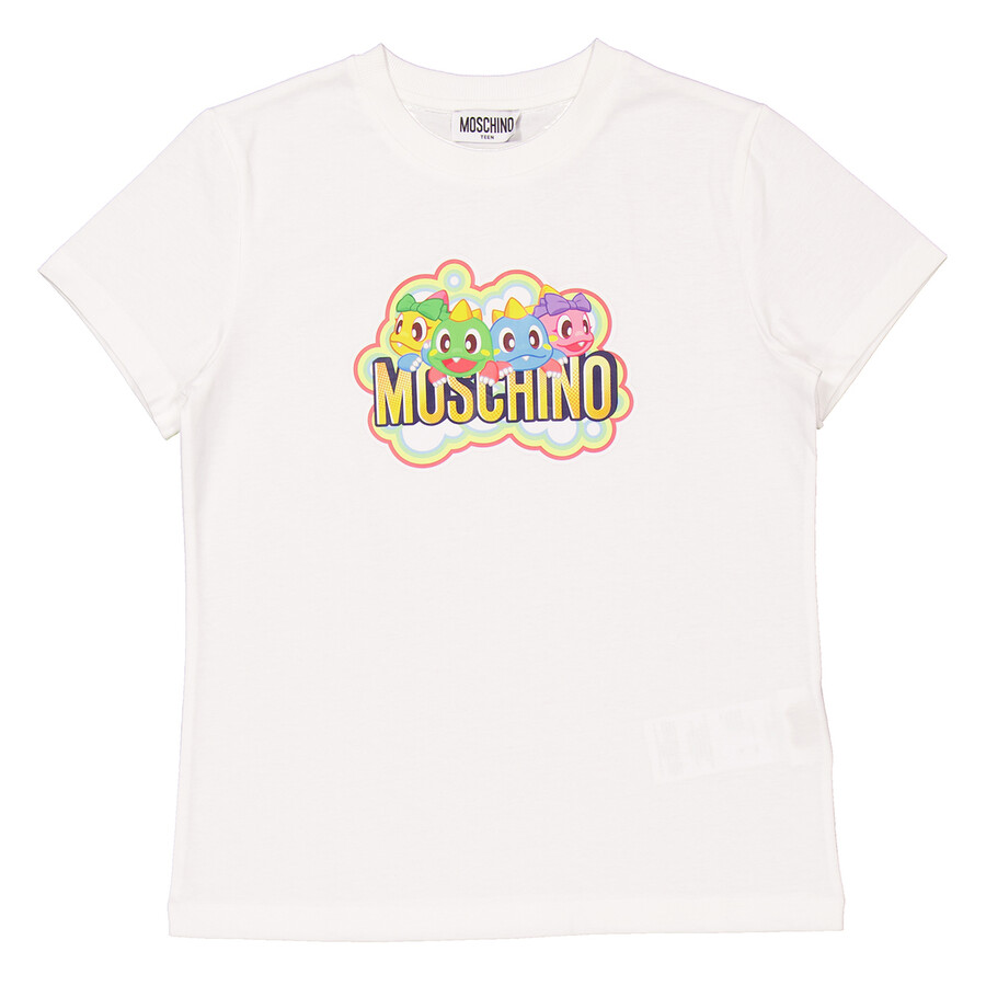 Boys Logo-Print Crew Neck T-Shirt