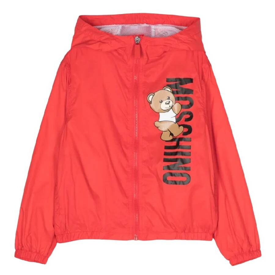 Boys Logo-Print Long Sleeve Rain Jacket, Size 10Y