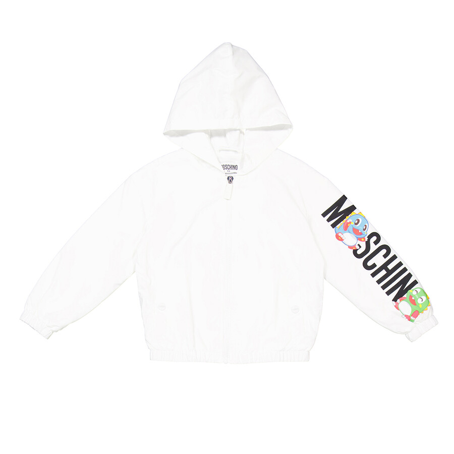 Boys Logo-Print Zip-Up Jacket