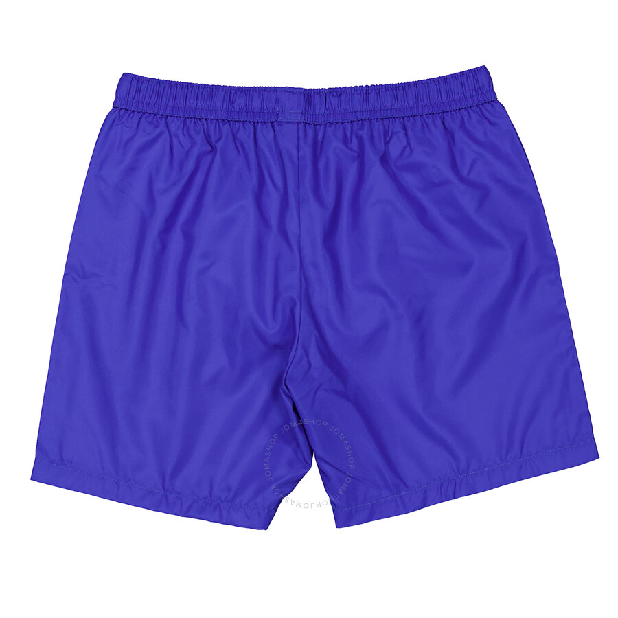 Boys Smiley Logo-Print Swim Shorts