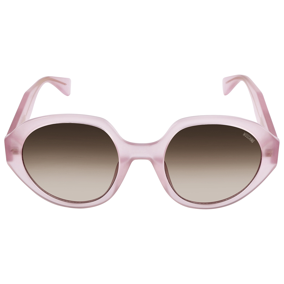 Moschino Brown Gradient Oval Ladies Sunglasses MOS126/S 035J/HA 53 716736693637 Sunglasses