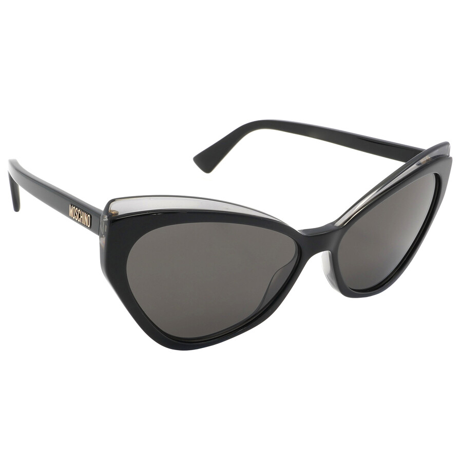 Moschino Dark Grey Cat Eye Ladies Sunglasses MOS081/S 008A/IR 58