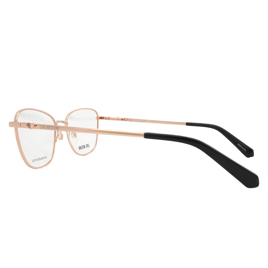 Moschino Demo Cat Eye Ladies Eyeglasses Mol552 0ddb 52 In Gold