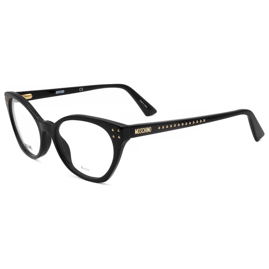Moschino Demo Cat Eye Ladies Eyeglasses Mos582 0807 51 In Black