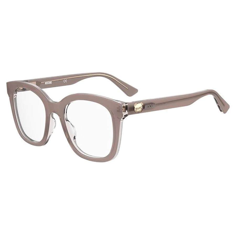 Moschino Demo Square Ladies Eyeglasses Mos630 0fwm 50 In Neutral