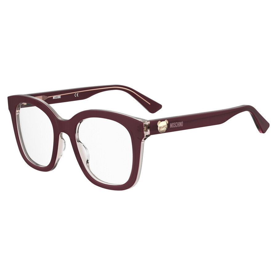 Moschino Demo Square Ladies Eyeglasses Mos630 0lhf 50 In Brown