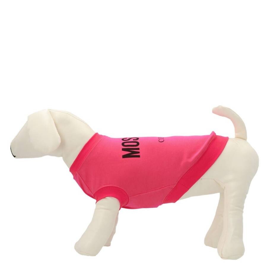 Moschino Fuschia Pets Capsule Logo-print Dog Sweater Vest