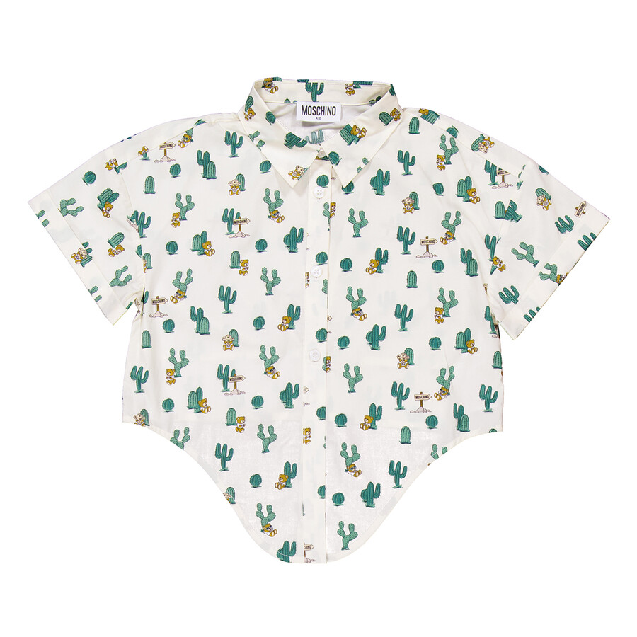 Girls Graphic-Print Short Sleeve Shirt