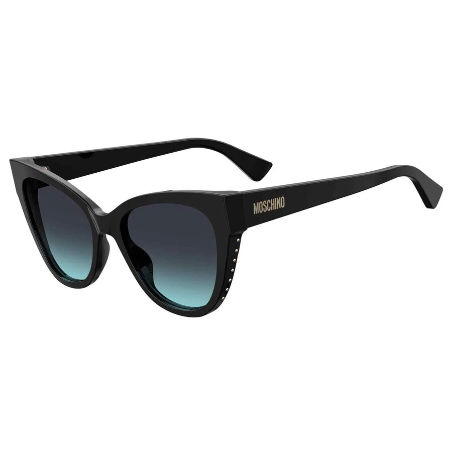 Moschino Grey Azure Butterfly Ladies Sunglasses Mos056/s 0807/gb 54