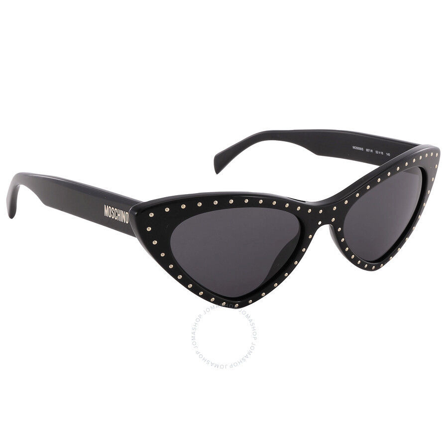 Moschino Grey Cat Eye Ladies Sunglasses Mos0006/s 0807/ir 52 In Grey