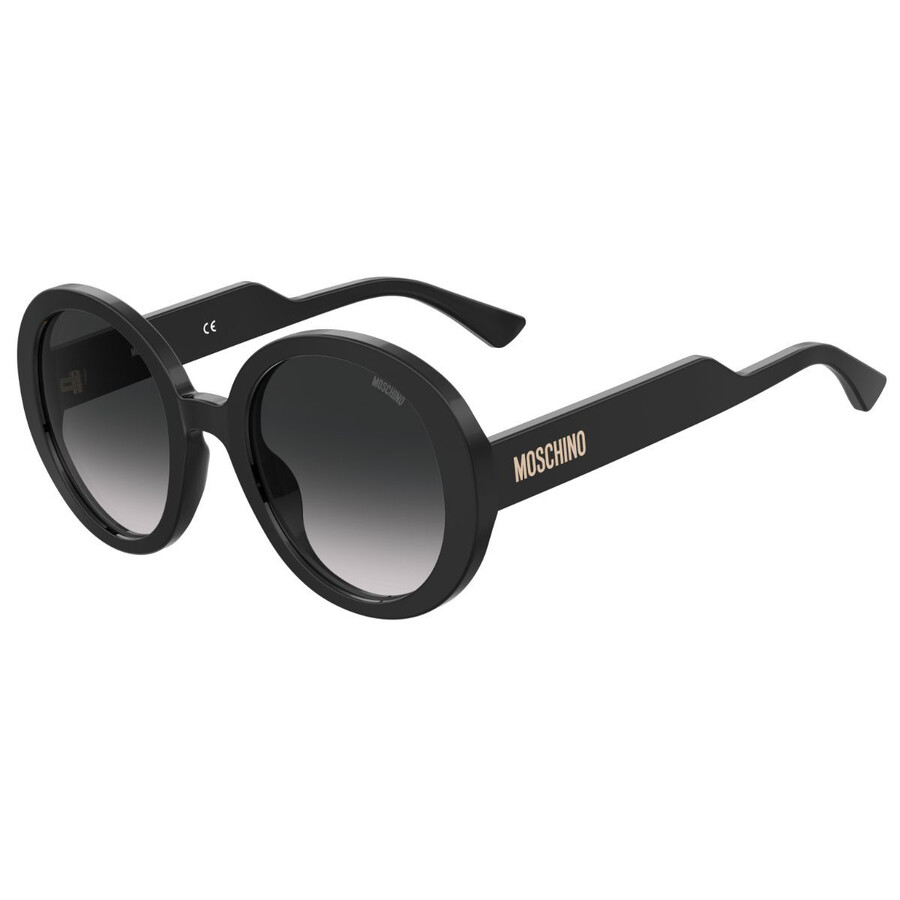 Moschino Grey Gradient Round Ladies Sunglasses Mos125/s 0807/9o 52