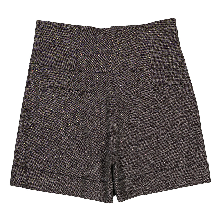 Moschino Grey High-waisted Shorts In Grey