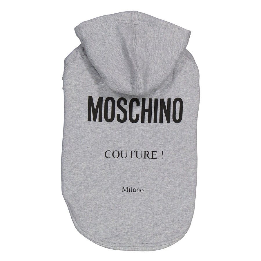 Moschino Logo-print Pet Sweater Vest In Grey