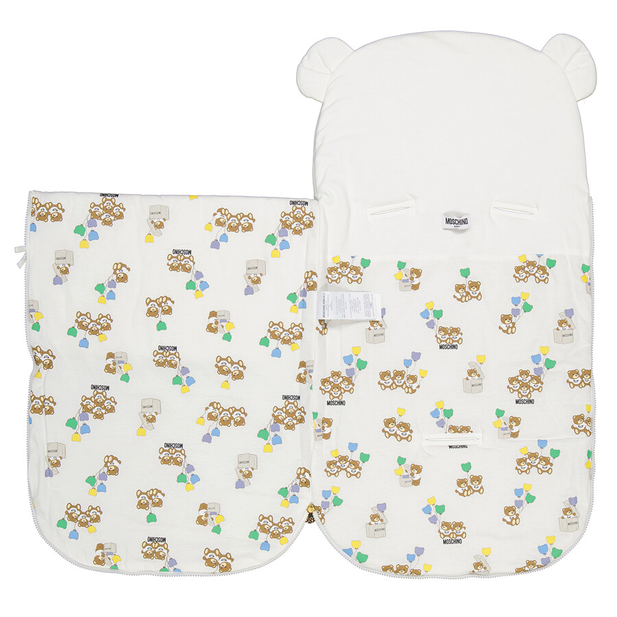 Moschino Infant Signature Teddy Bear-motif Sleep Bag