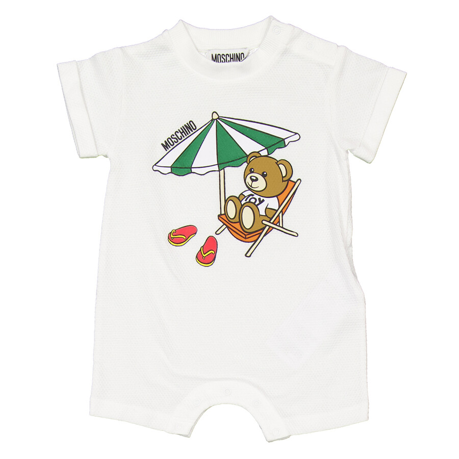 Infant Sunnie Bear Beach Cotton Romper