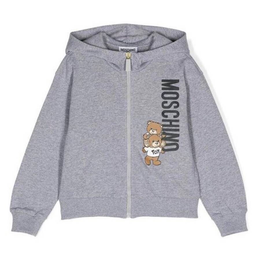 Kids Toy College Bear Embroidered Hoodie, Size 10Y