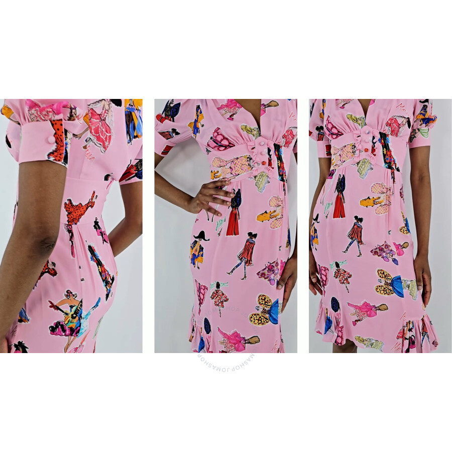 ワンピース MOSCHINO JEANS Woman Dress Pink 04653243 1188 MOSCHINO JEANS: Dress woman - Pink | Moschino Jeans dress