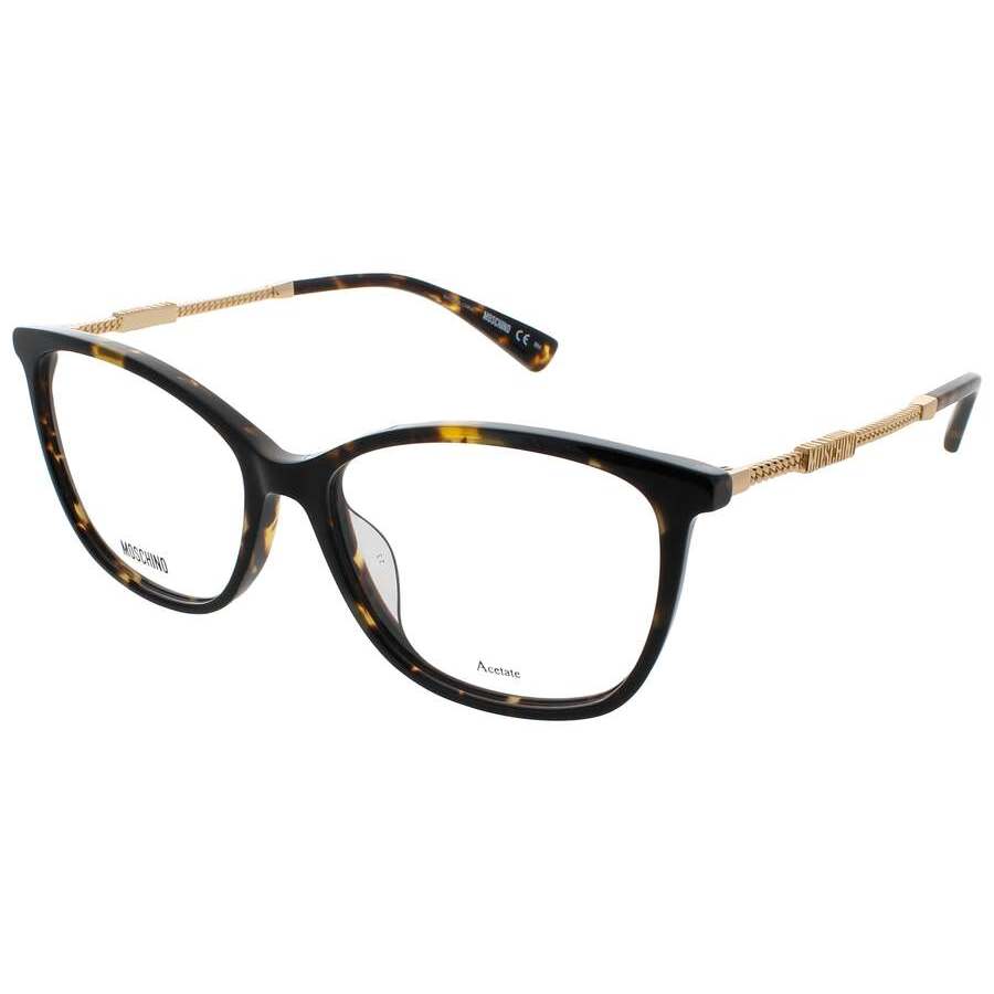 Moschino Ladies Tortoise Cat Eye Eyeglass Frames Mos 616/f