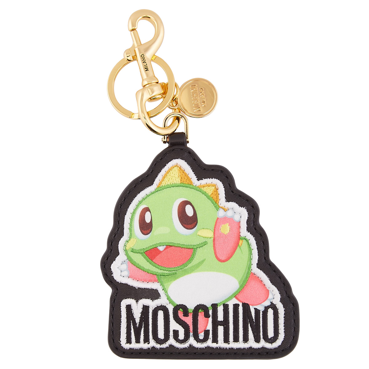 Moschino Leather Key Ring With Smiley Mc5410pp1moa0 400