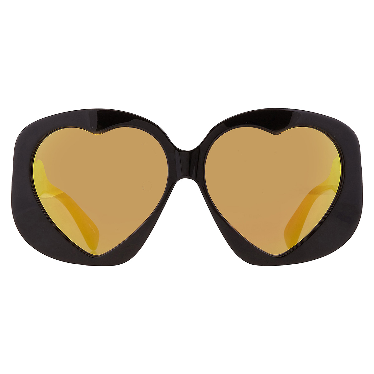 Moschino Multilayer Yellow Irregular Ladies Sunglasses MOS152/S 
