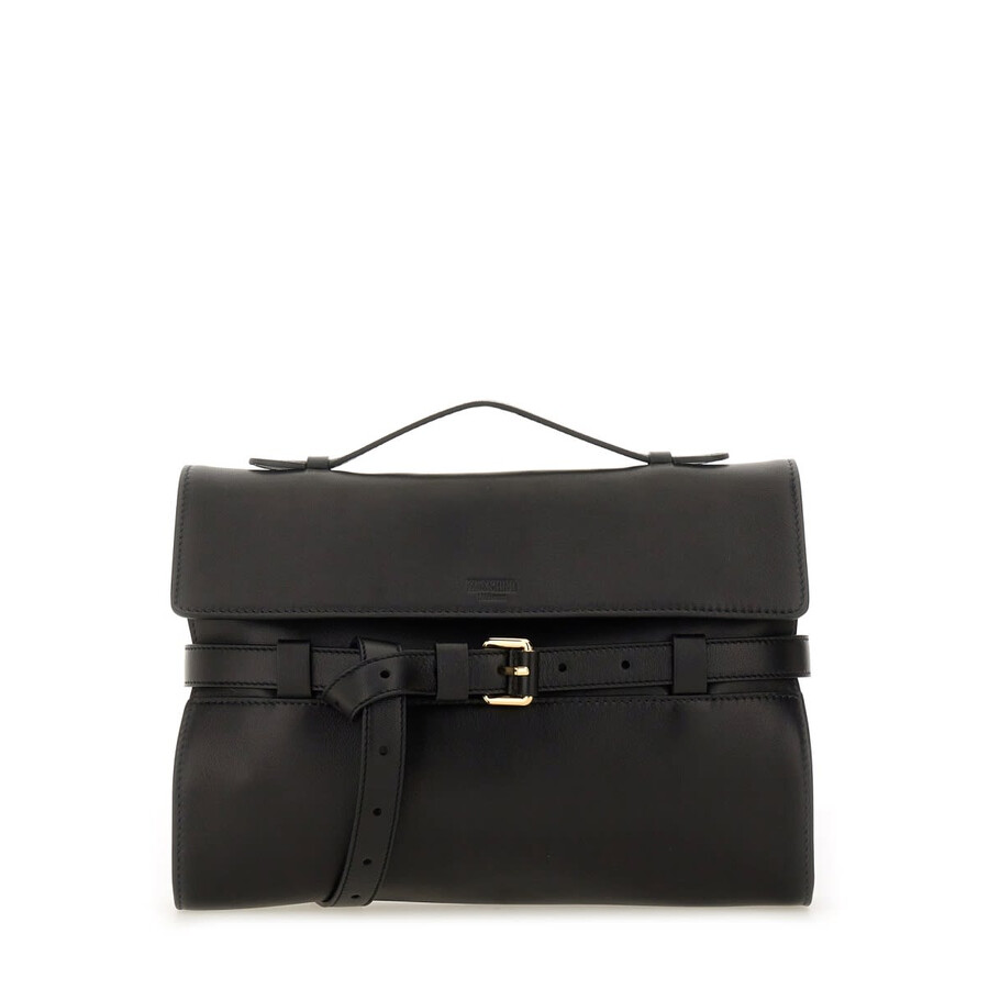 Moschino Nappa Leather Tie Me Clutch MD4160PP0M_FF0000