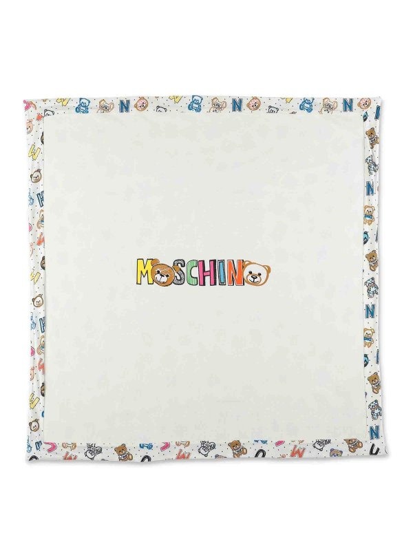 Moschino Kids Teddy Graphic Blanket main image 1