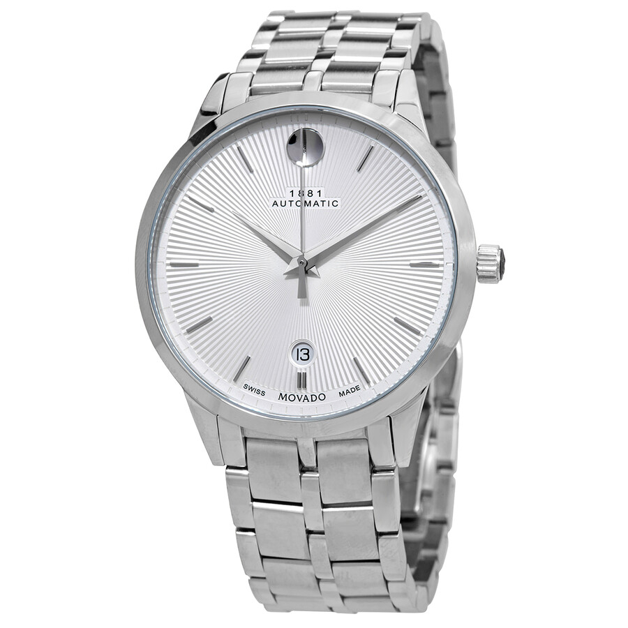 Movado 1881 Automatic White Dial Men's Watch 0607462 Watches, 1881