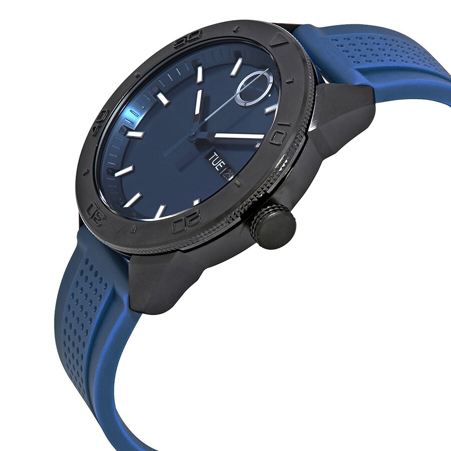 Movado Bold Blue Dial Blue Rubber Men's Watch 3600459 Bold Movado