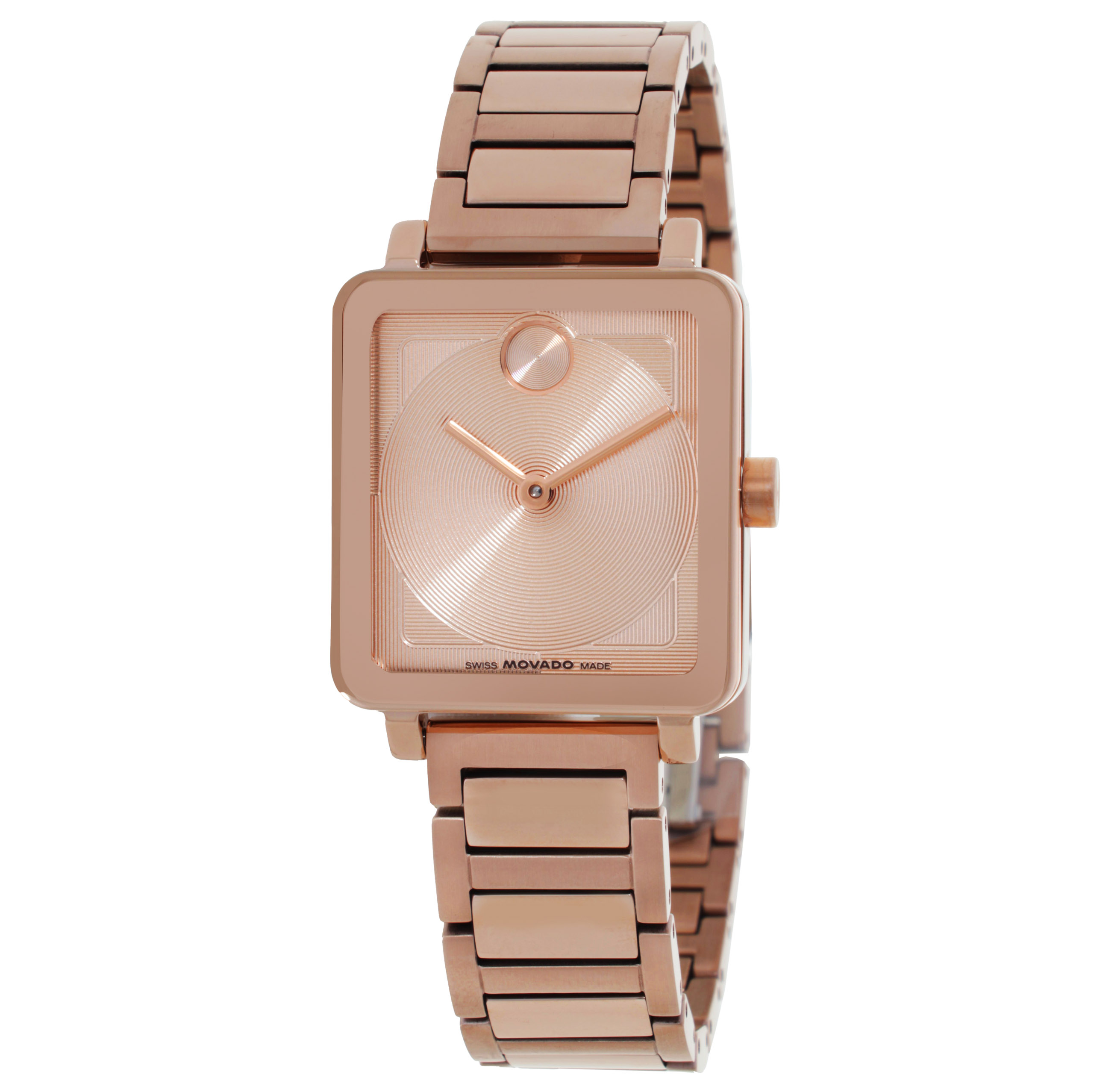 Movado Bold Evolution 2.0 Quartz Rose Gold Dial Ladies Watch 3601163