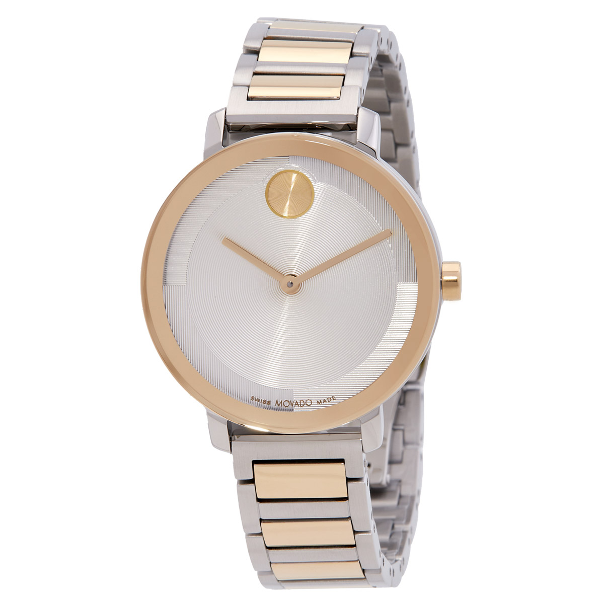 Movado BOLD Evolution 2.0 Quartz Silver Dial Ladies Watch 3601105
