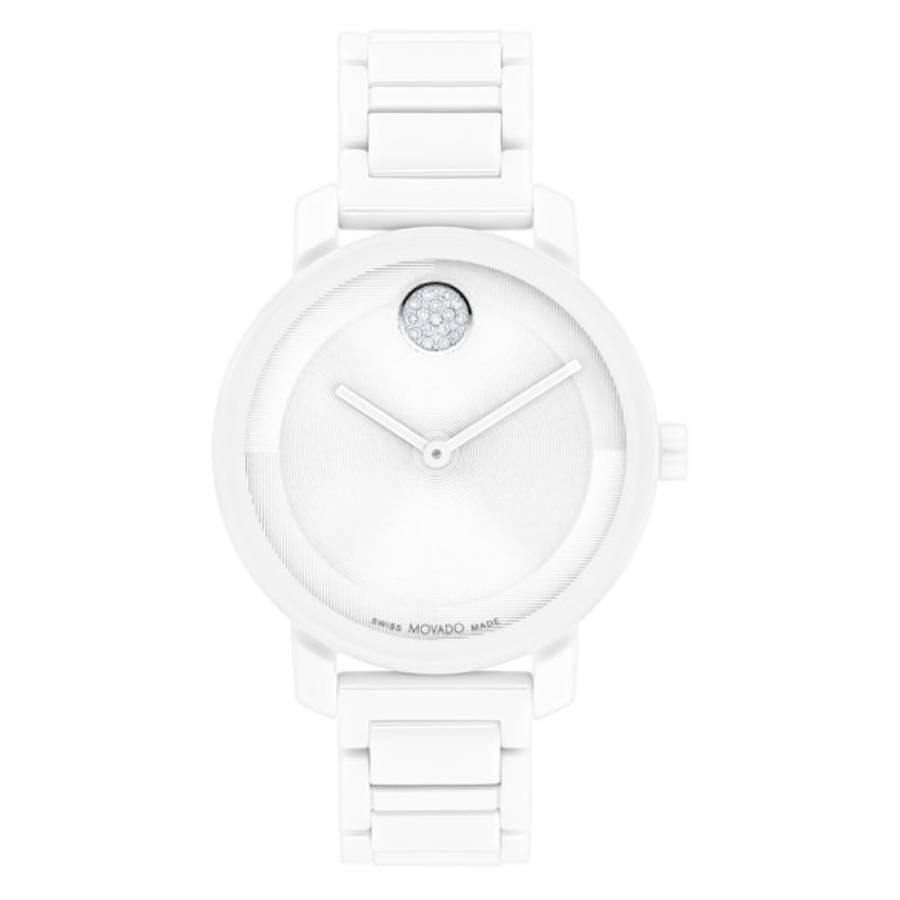 Movado Bold Evolution 2.0 Quartz White Dial Ladies Watch 3601233