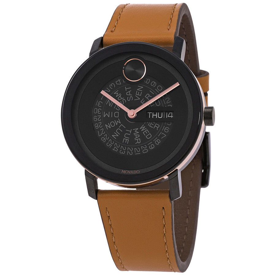 Movado Bold Evolution Quartz Black Dial Men's Watch 3600781 - Watches