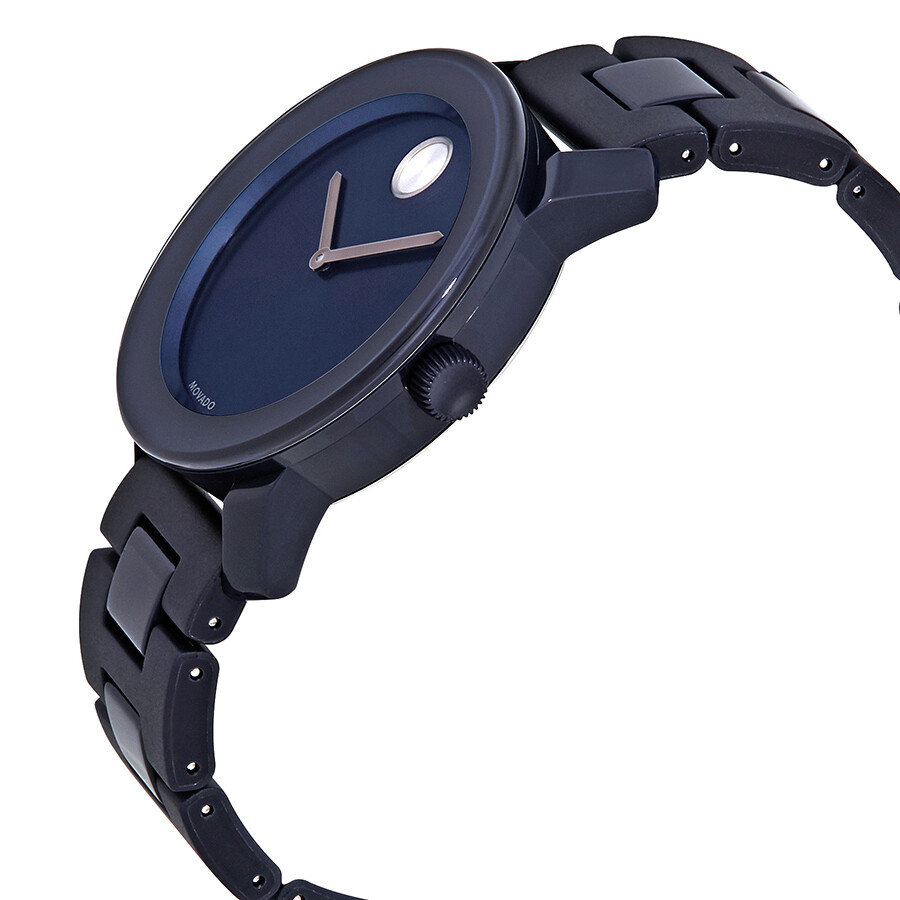 Movado Bold Navy Blue Dial Men's Watch 3600444 Bold Movado