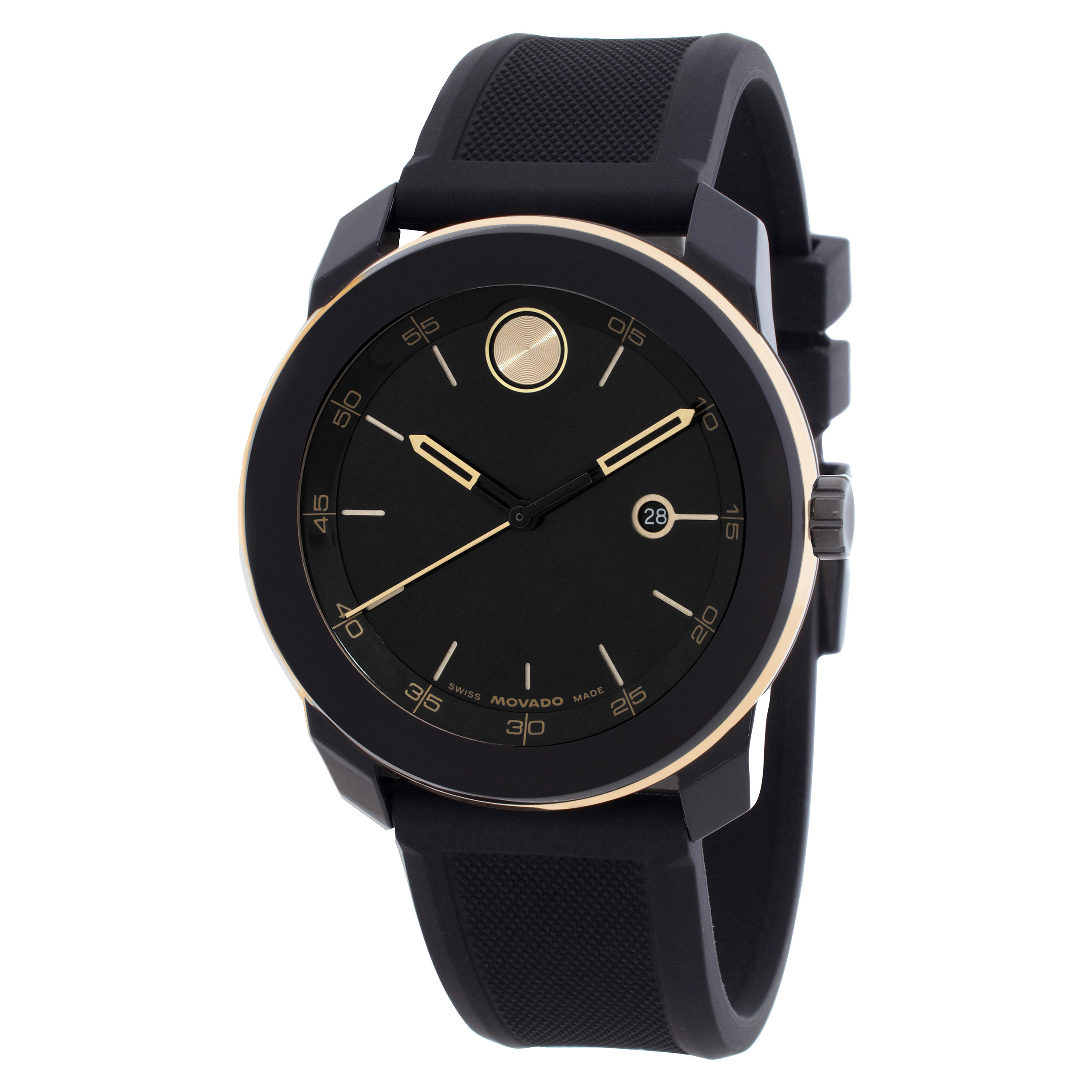 Movado Bold Quartz Black Dial Men's Watch 3601416
