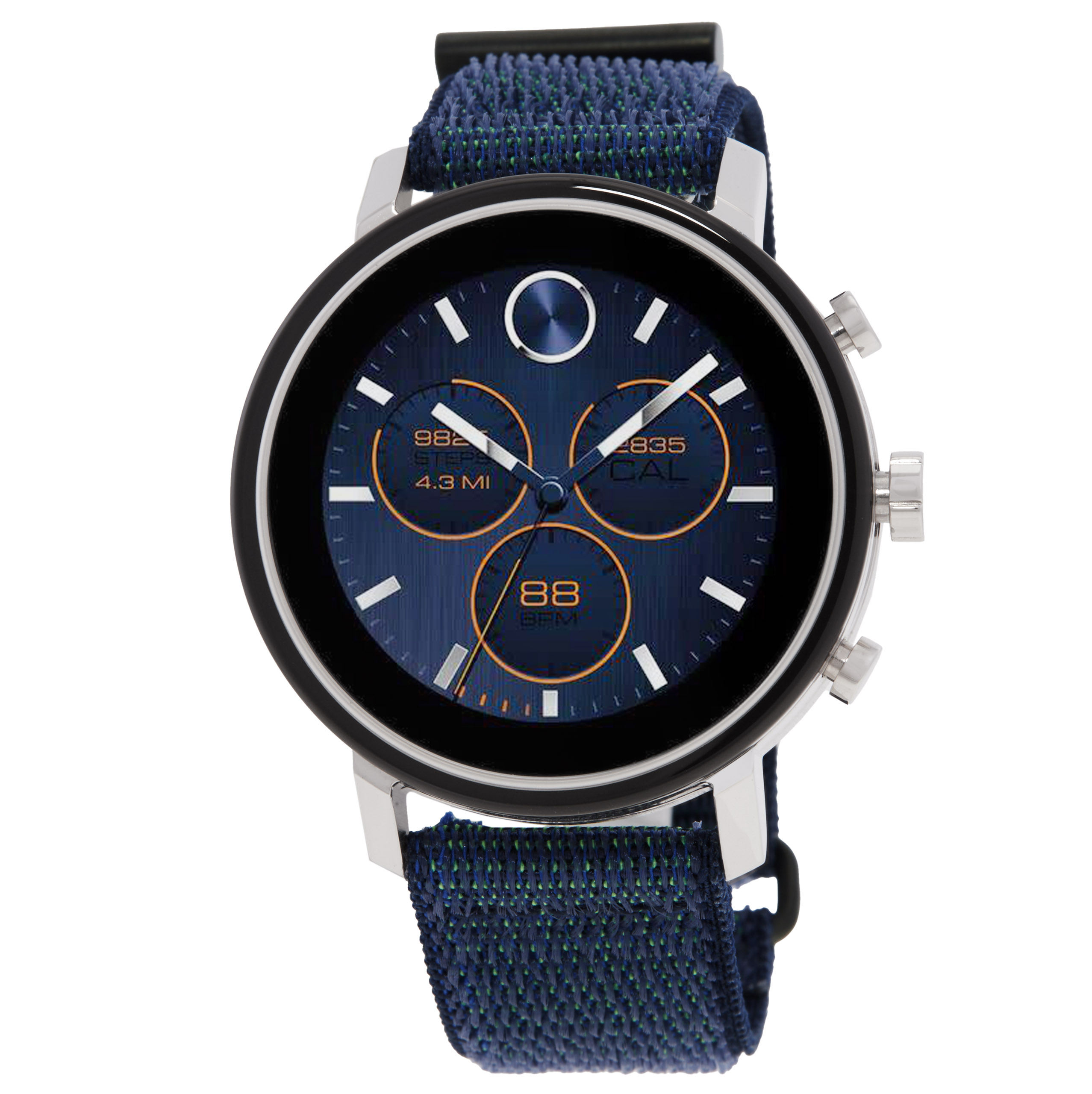 Movado Connect Black Dial Unisex Watch 3660030