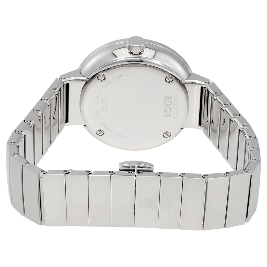 Movado Edge Silver Dial Stainless Steel Ladies Watch 3680015 Edge