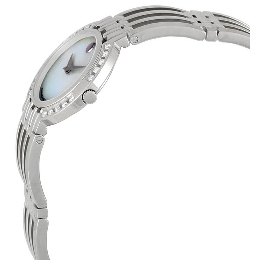 Movado Esperanza Quartz Diamond White Mother of Pearl Dial Ladies Watch