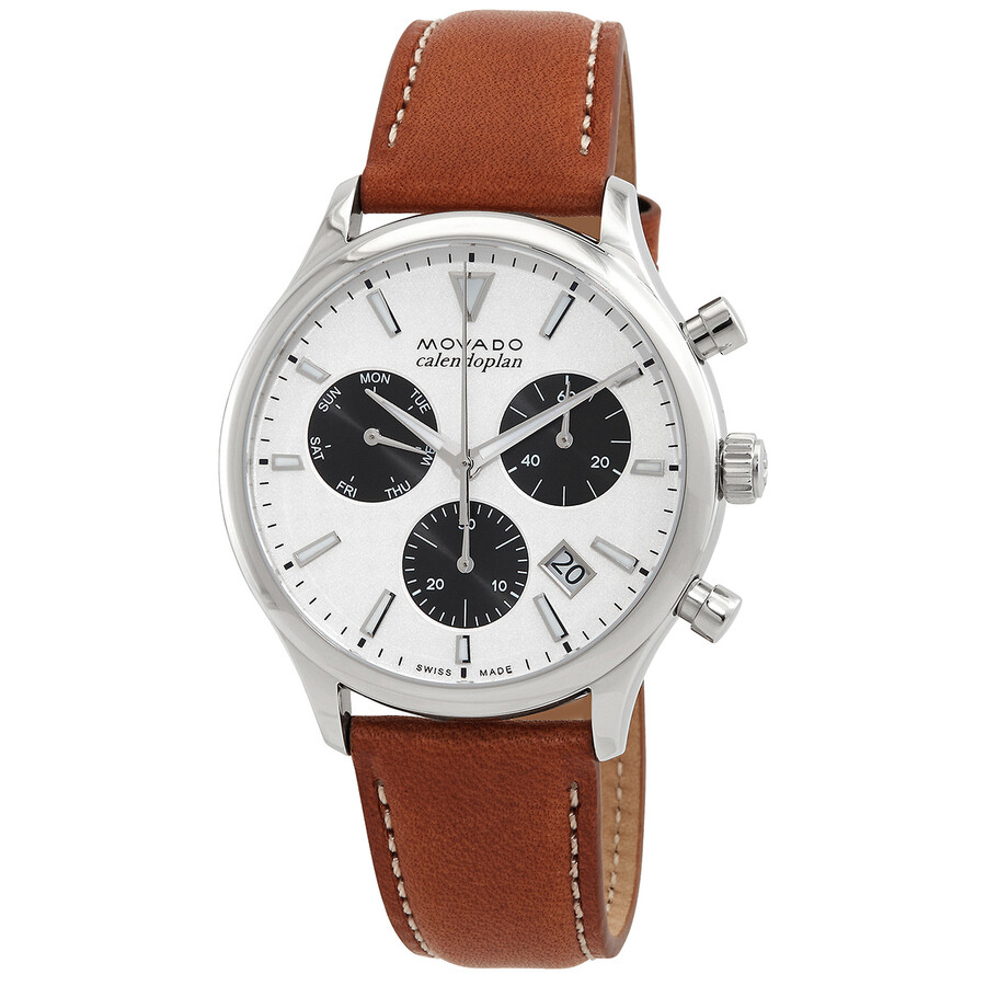 Mua Heritage Chronograph Quartz White Dial Men's Watch 3650147 chính