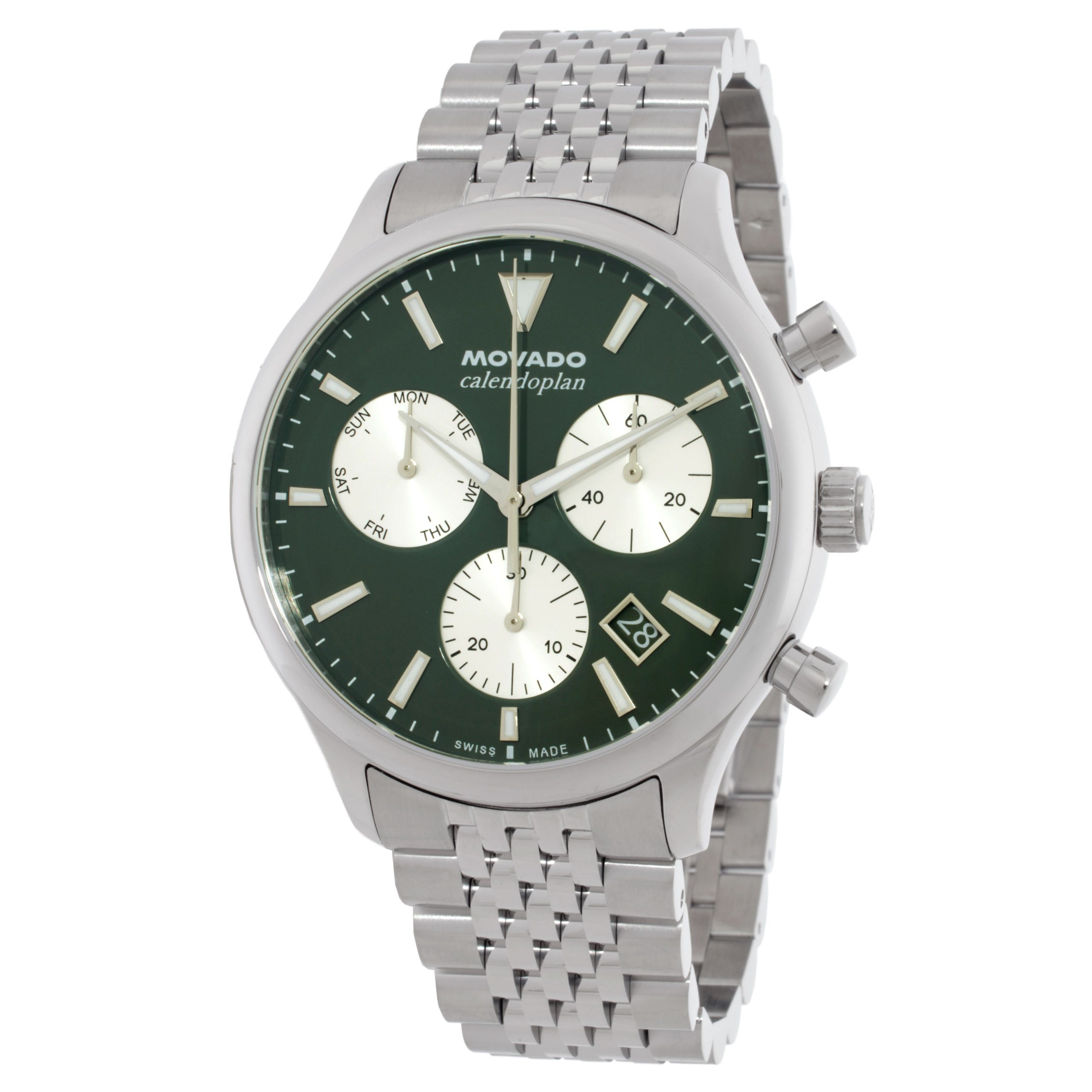 Movado Heritage Series Calendoplan Chronograph Quartz Men's Watch 3650166