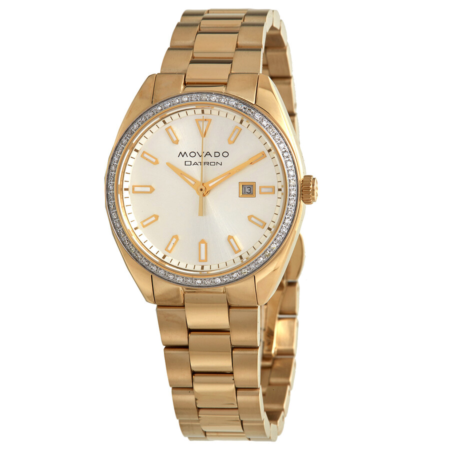 Movado HeritageDatron Quartz Diamond Ladies Watch 3650070 Watches
