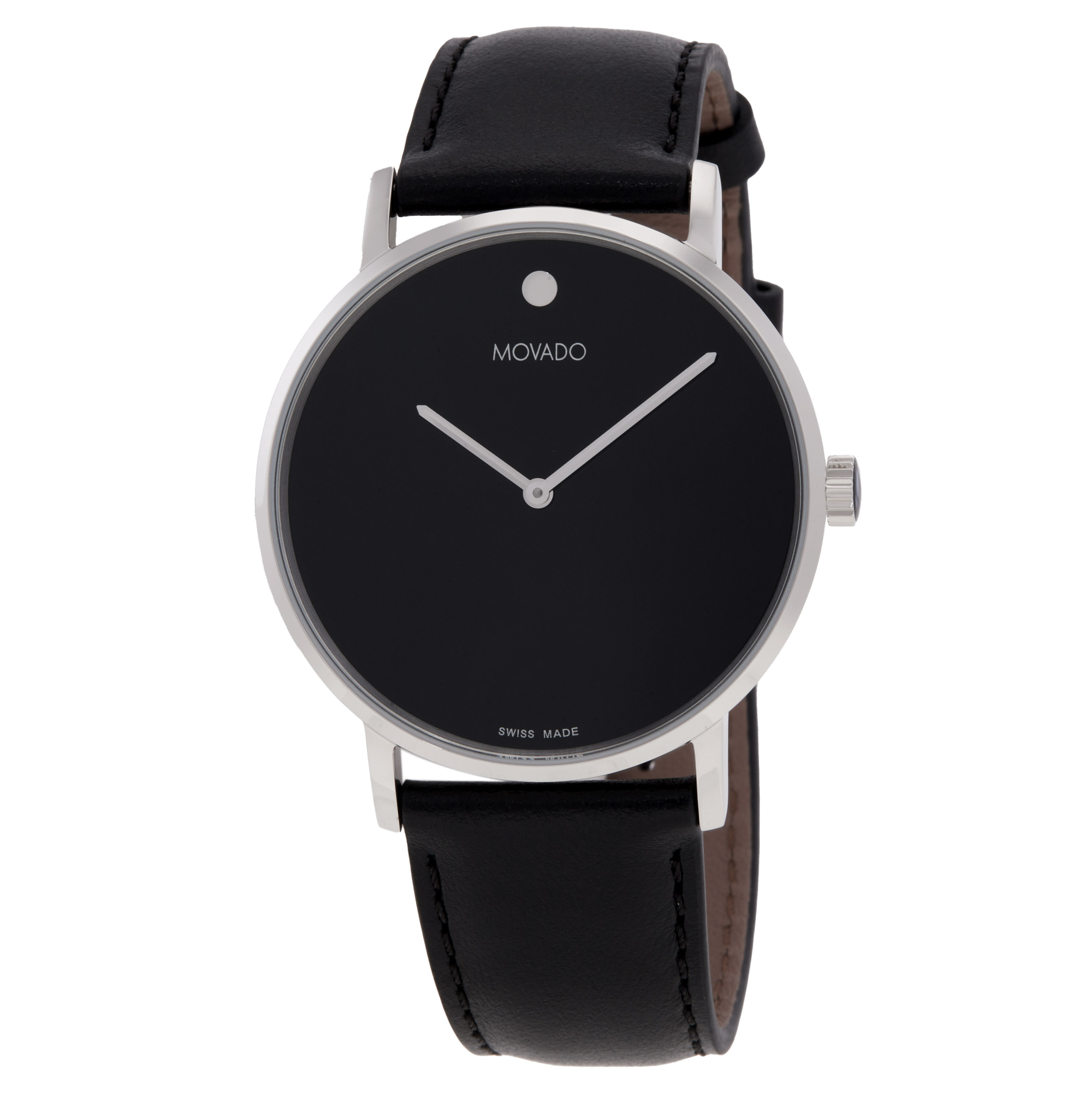 Movado Musem Black Dial Men's Watch 607589