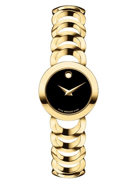 Movado Rondiro Quartz Black Dial Ladies Watch 0606253  display picture 3