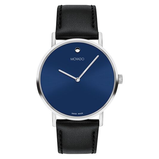Movado Signature Quartz Blue Dial Men's Watch 0607590