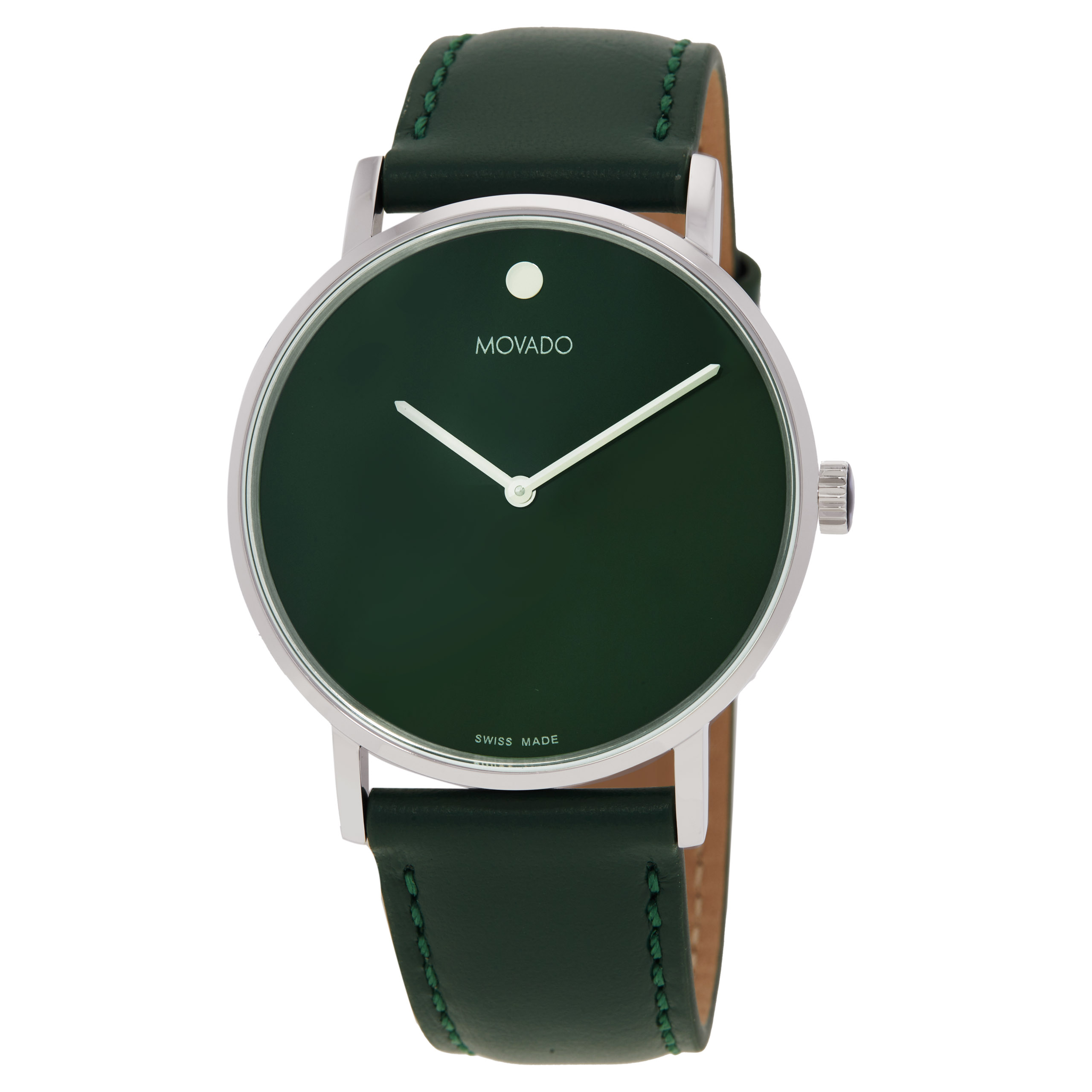 Movado Signature Quartz Green Dial Unisex Watch 0608101