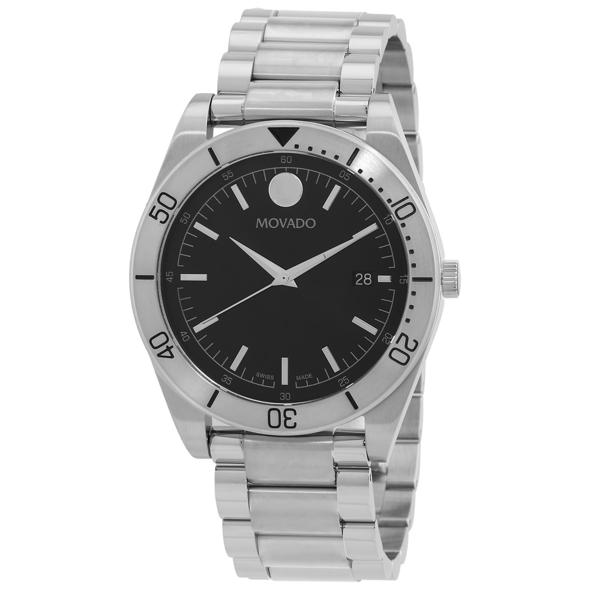 Movado Sport Quartz Black Dial Men's Watch 607990 - Watches, Sport