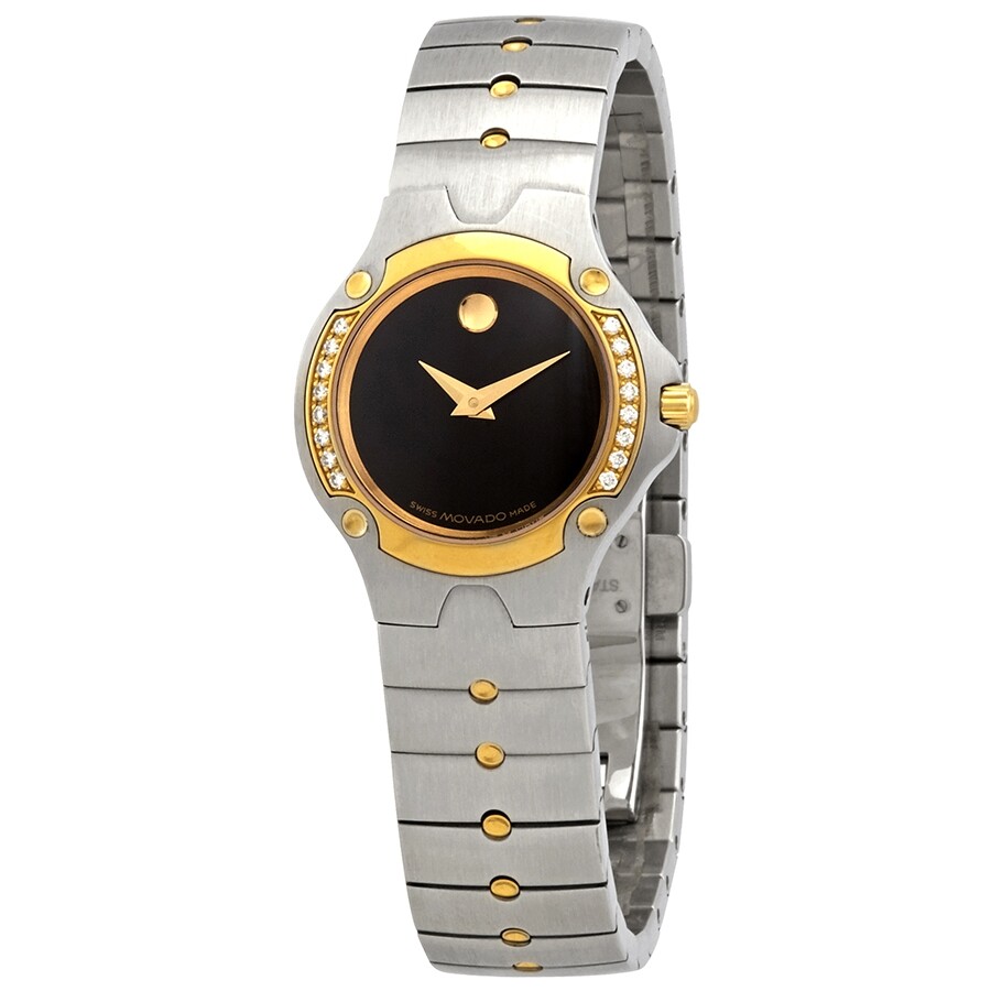 Movado Sports Edition Quartz Black Dial Ladies Watch 0604838 Watches