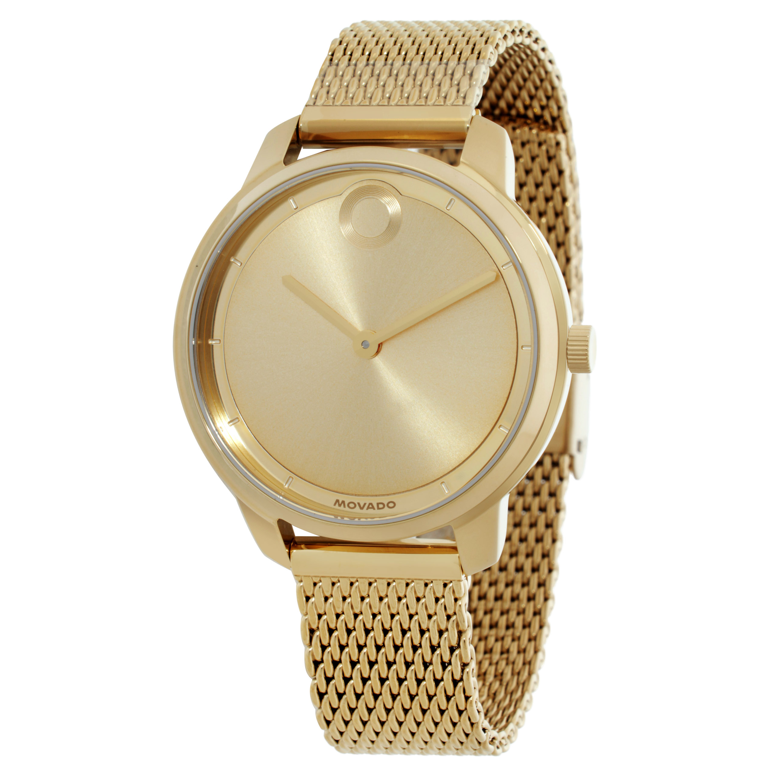 Movado Trend Element Quartz Gold-toned Metallic Museum Ladies Watch 3600982