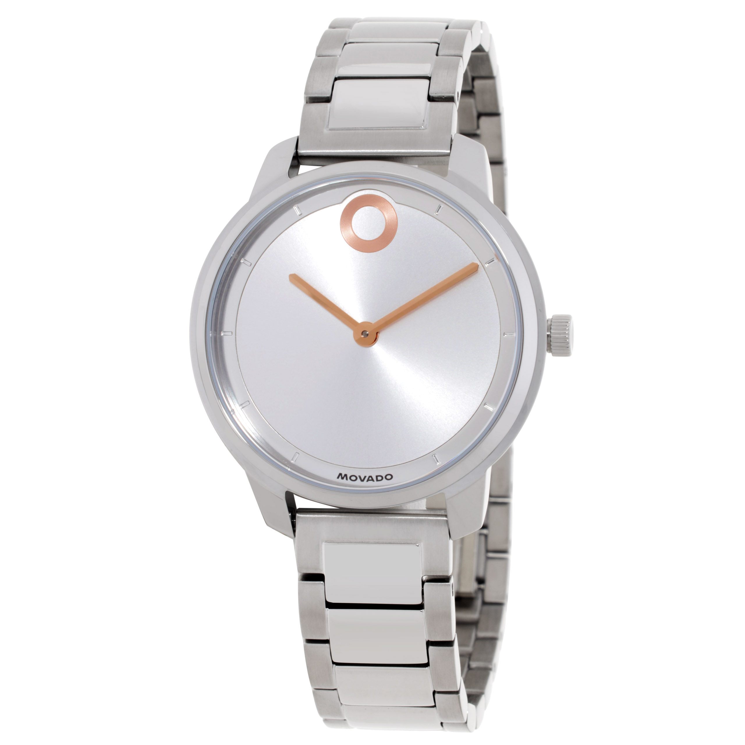 Movado Trend Element Quartz Silver Dial Ladies Watch 3600975